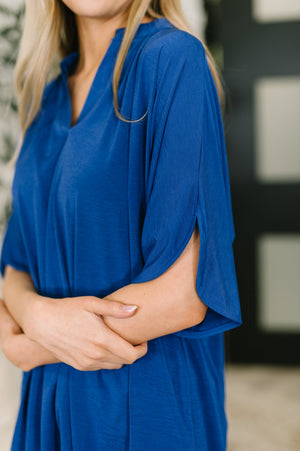 Lizzy Breeze Top in Royal Blue by Dear Scarlett