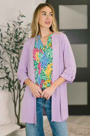 Lizzy Cardigan in Orchid Bloom by Dear Scarlett