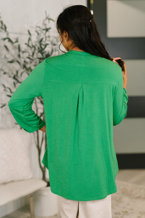 Lizzy Top in Kelly Green by Dear Scarlett