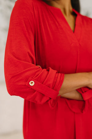 Lizzy Top in Red by Dear Scarlett