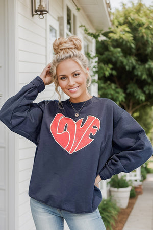 Love Heart Sweatshirt