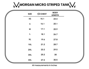 Morgan Micro Striped Tank - Jade by Michelle Mae