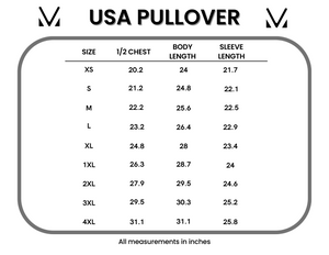 USA Pullover - White by Michelle Mae
