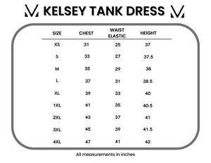 Kelsey Tank Dress - Navy Tropical by Michelle Mae