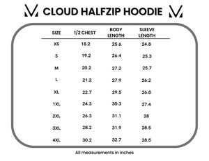 Cloud HalfZip Hoodie - Black by Michelle Mae