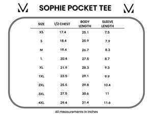 Sophie Pocket Tee - White by Michelle Mae