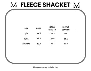 Fleece Shacket - Cream by Michelle Mae