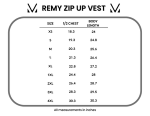 PREBOOK Remy Zip Up Vest - Cranberry Woodland
