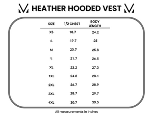 PREBOOK Heather Geometric Hooded Vest - Forest Green
