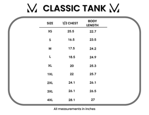 Classic Tank - Blue and White by Michelle Mae