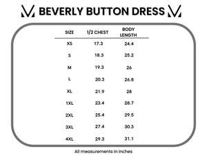 Beverly Button Dress - Aqua Palm by Michelle Mae
