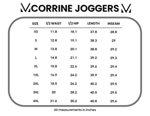 Corrine Ribbed Joggers - Black by Michelle Mae RESTOCK