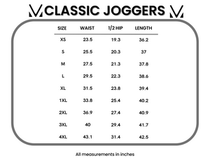 Classic Joggers - Olive Checkers by Michelle Mae