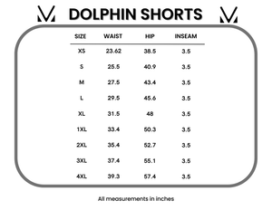 Dolphin Shorts - Pineapple Leaf by Michelle Mae