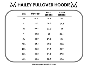 Hailey Pullover Hoodie - Blue and Mint Checker by Michelle Mae