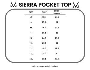 Sierra Pocket Top - White by Michelle Mae