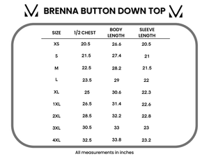 Brenna Button Down Top - Teal by Michelle Mae