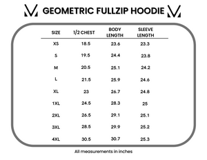 Geometric Fullzip Hoodie - Sage by Michelle Mae
