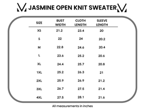 Jasmine Open Knit Sweater - Ivory by Michelle Mae