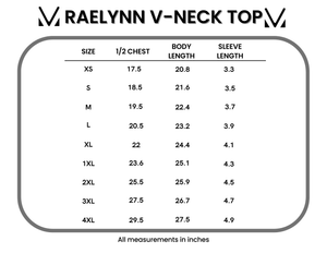 Raelynn V-Neck Top - Petal Gardens by Michelle Mae