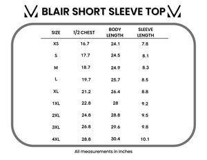 Blair Short Sleeve Top - Blush by Michelle Mae