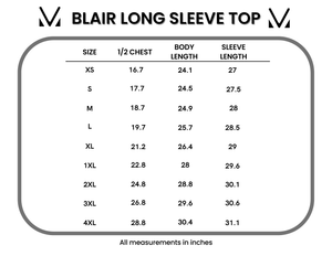 PREBOOK Blair Long Sleeve Top - Olive Meadows