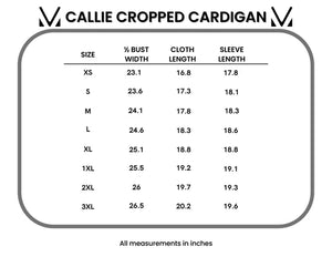 Callie Cropped Cardigan - Sky Blue by Michelle Mae