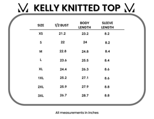Kelly Knitted Top - Brown by Michelle Mae