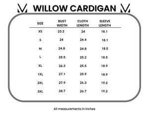 Willow Cardigan - Mocha by Michelle Mae