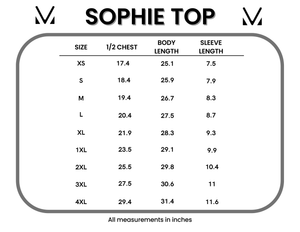 PREBOOK Sophie Top - Desert Geometric