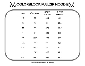 Colorblock Fullzip - Plaid and Stripes by Michelle Mae