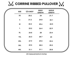 PREBOOK Corrine Ribbed Pullover Top - Dark Burgundy