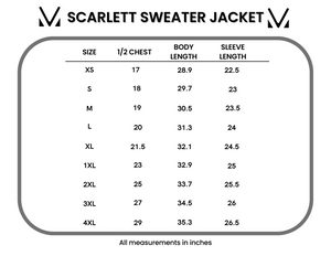 Scarlett Sweater Jacket - Hunter Green by Michelle Mae