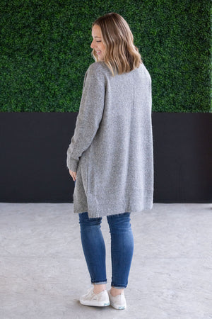 Madison Cozy Cardigan - Stormy Clouds by Michelle Mae