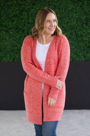 Madison Cozy Cardigan - Cherry Blush by Michelle Mae