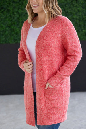 Madison Cozy Cardigan - Cherry Blush by Michelle Mae