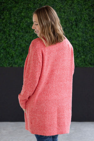 Madison Cozy Cardigan - Cherry Blush by Michelle Mae