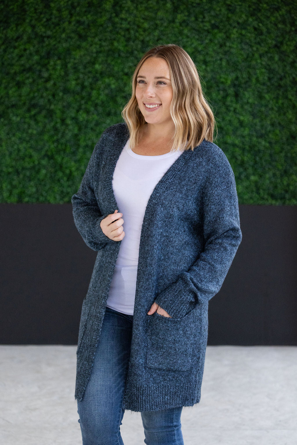 Madison Cozy Cardigan - Midnight Skies by Michelle Mae