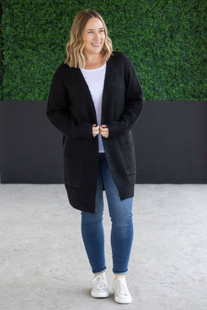 Madison Cozy Cardigan - Jet Black by Michelle Mae