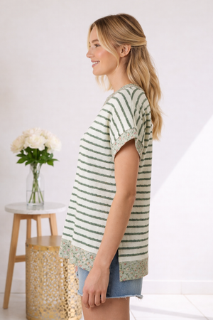 Meadow Breeze Stripe Top