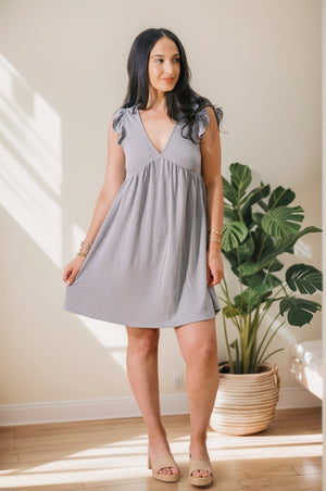 Moonlight Muse Dress in Grey