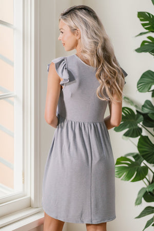 Moonlight Muse Dress in Grey
