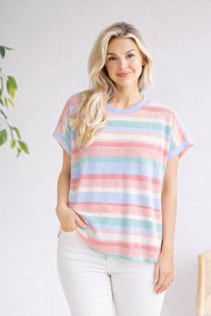 Spring Palette Stripe Tee