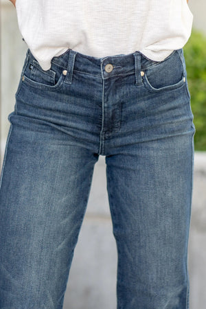 Judy Blue Mid Rise Tummy Control Straight Leg Tall Jeans