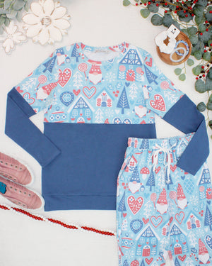 PREBOOK Natalie Pullover - Winter Gnome and Blue