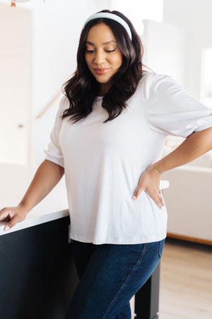 New Days Ahead White Blouse