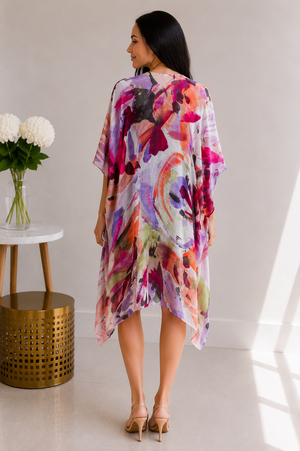 Painted Petals Kimono