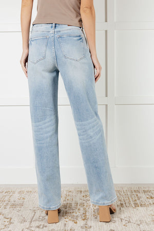 Judy Blue High Waist Rigid Magic 90's Straight Leg Jeans