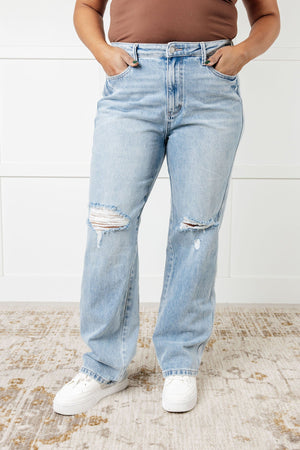 Judy Blue High Waist Rigid Magic 90's Straight Leg Jeans