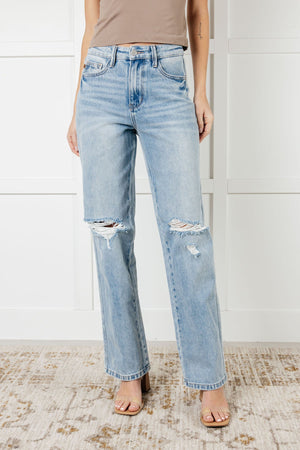 Judy Blue High Waist Rigid Magic 90's Straight Leg Jeans